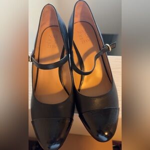 Naturalizer Black Heels with Polished Finish